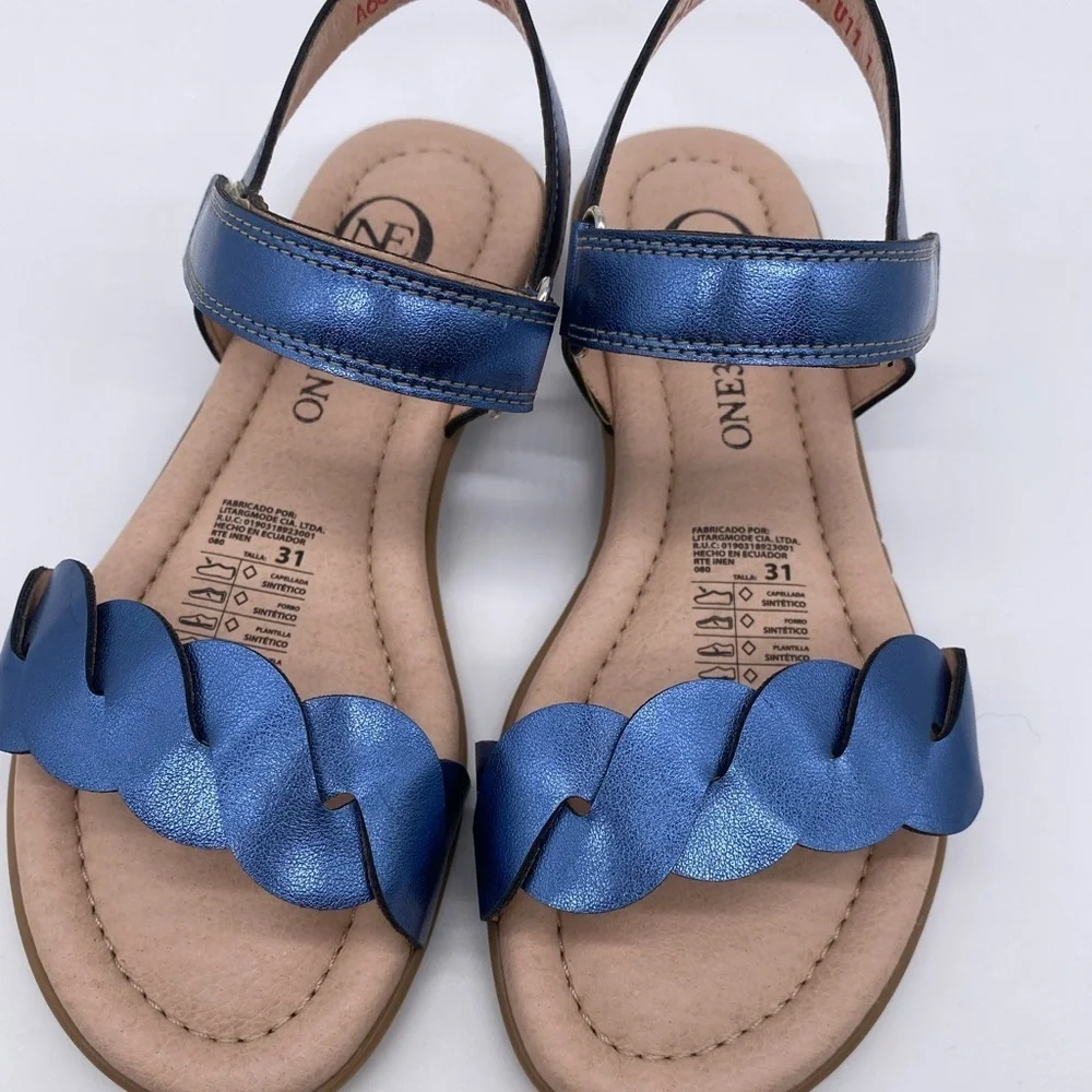 One35 Ankle Strap Blue Sandals